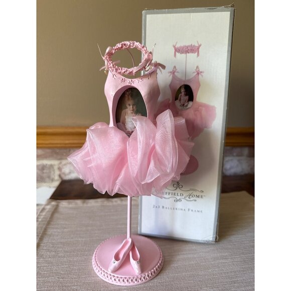 Sheffield Home Pink Ballerina Dress Photo Frame With Box Vintage - Picture 1 of 16